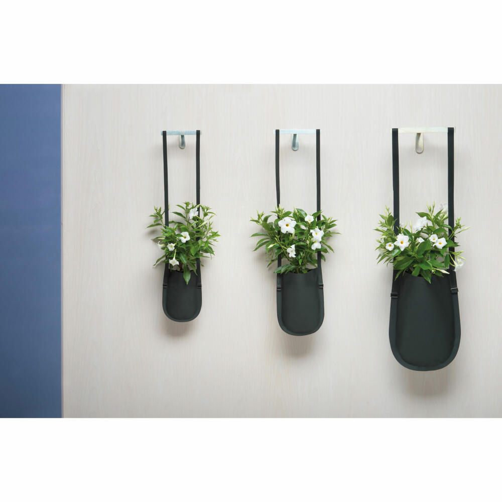 Authentics Plant Bag Urban Garden S 1 L, Plant Container, Polyester, PVC, Black-Green, 7121126