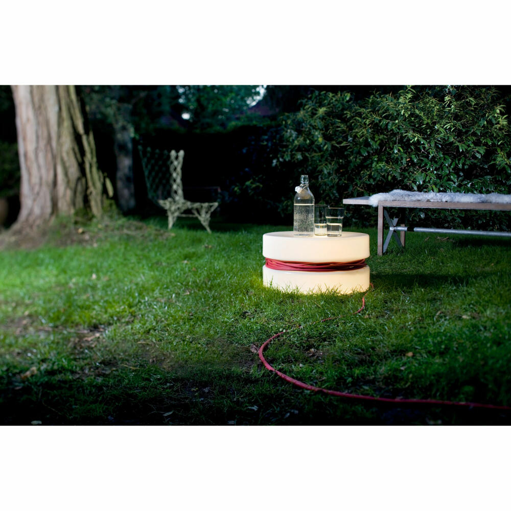 Authentics Yoyo Bodenleuchte, Leucht-Tisch, Dekoleuchte, Polyethylen, Weiß, 194500