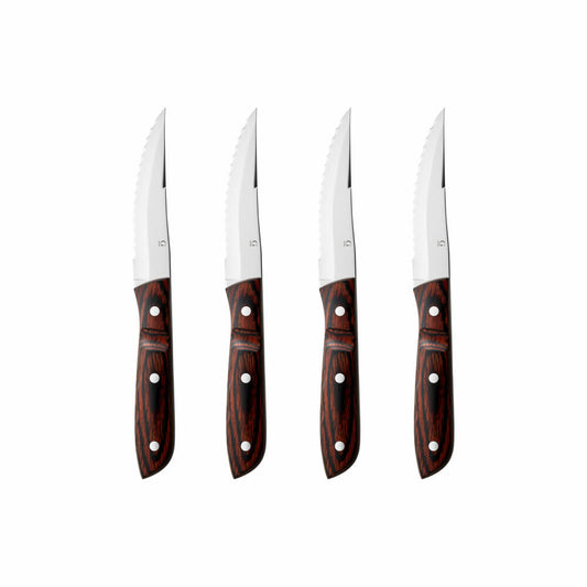 Gense Steakmesser XL Old Farmer Classic 4er Set, Holzlaminat, 18/8 Edelstahl, 23.5 cm, 20351
