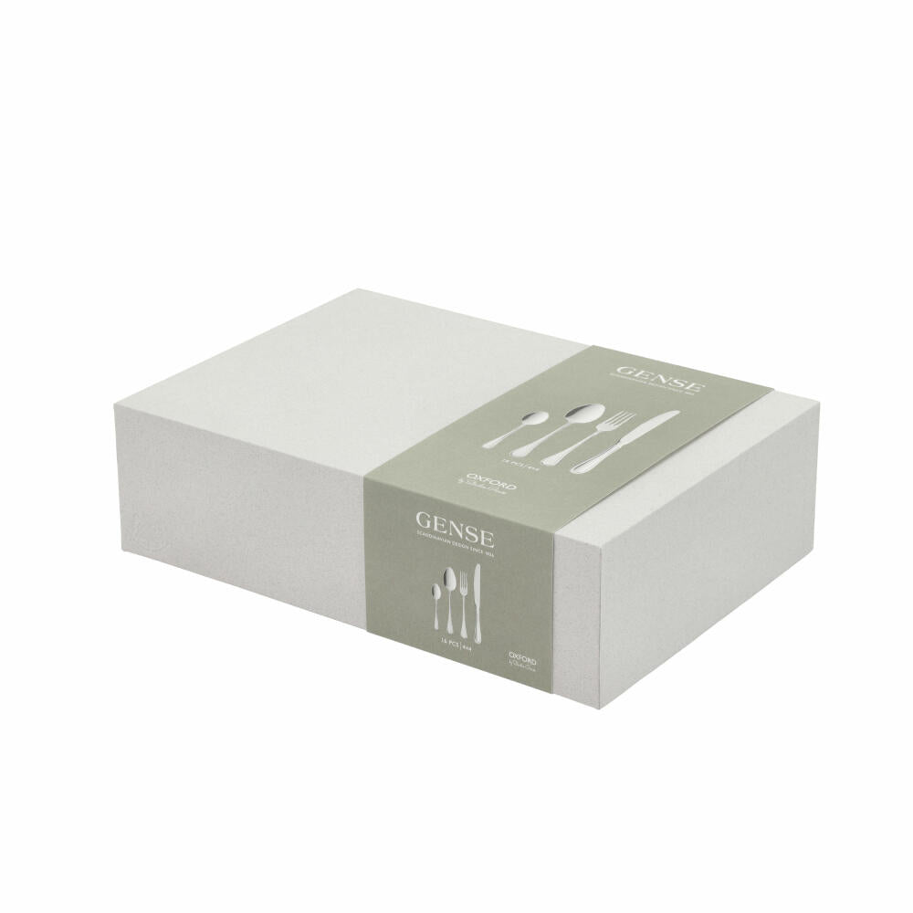 Gense Besteck-Set Oxford 16-tlg., Messer, Gabeln, Löffel, 18/8 Edelstahl, 20512