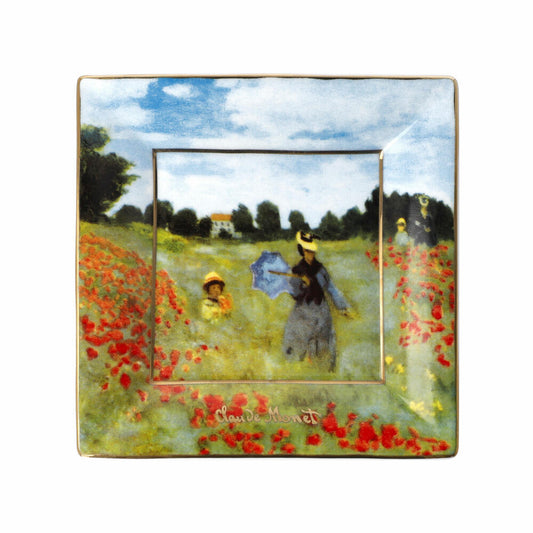 Goebel Bowl Claude Monet - Poppy Field, Decorative Bowl, Artis Orbis, Fine Bone China, Colorful, 12 x 12 cm, 67061561