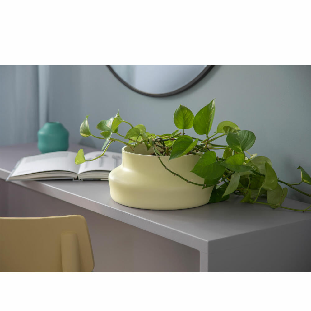 Gense Vase Dorotea Mellow Yellow, Dekovase, Blumenvase, Keramik, 25 x 12 cm, 30082