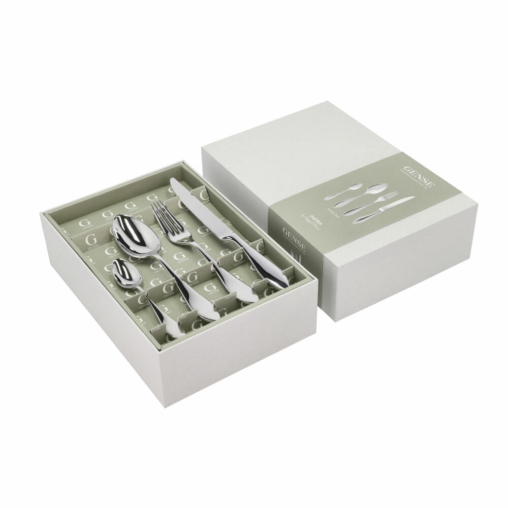 Gense Besteck-Set Indra 16-tlg., Messer, Gabeln, Löffel, 18/8 Edelstahl, 20584