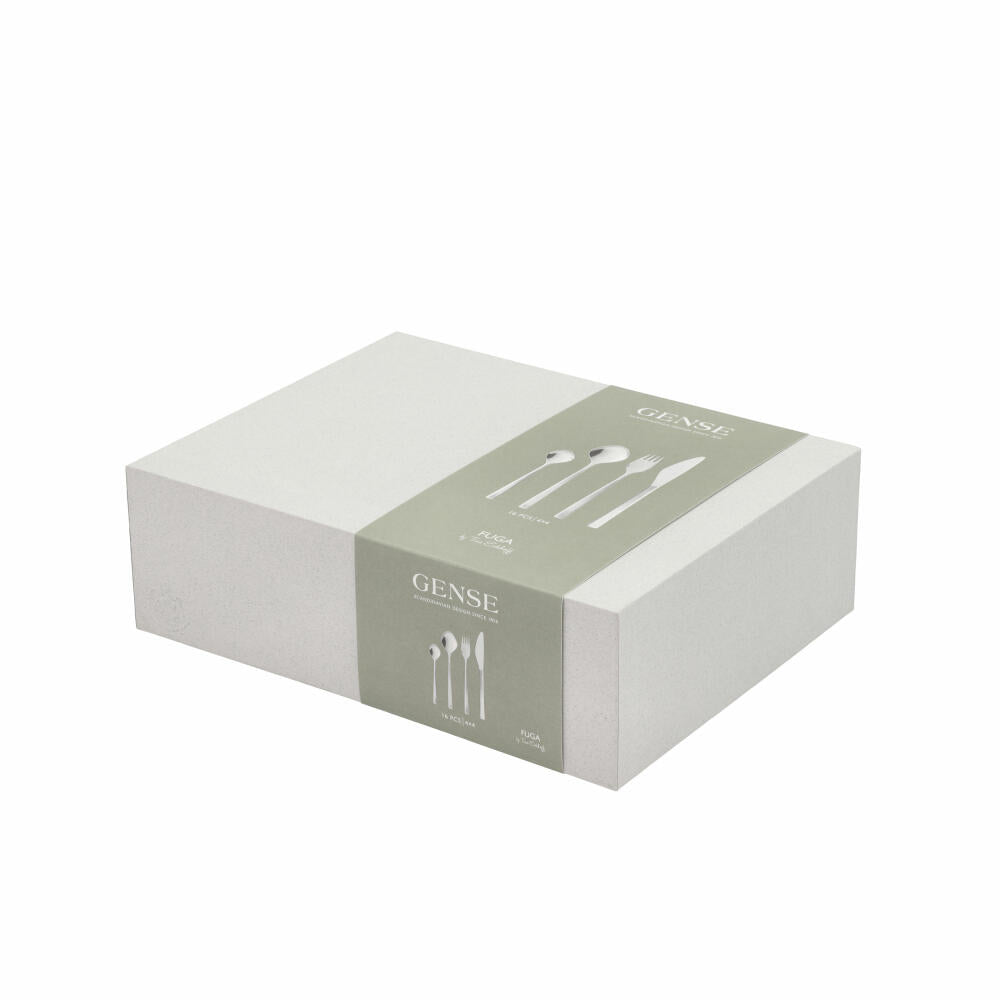 Gense Besteck-Set Fuga 16-tlg., Messer, Gabeln, Löffel, 18/8 Edelstahl, 20682