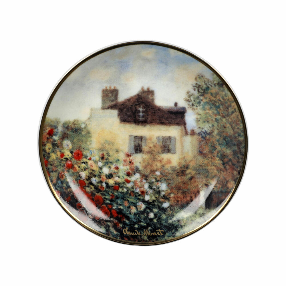 Goebel Mini Plate Claude Monet - Artist's House, Decorative Plate, Plate, Artis Orbis, Fine Bone China, Colorful, 10 cm, 67063031