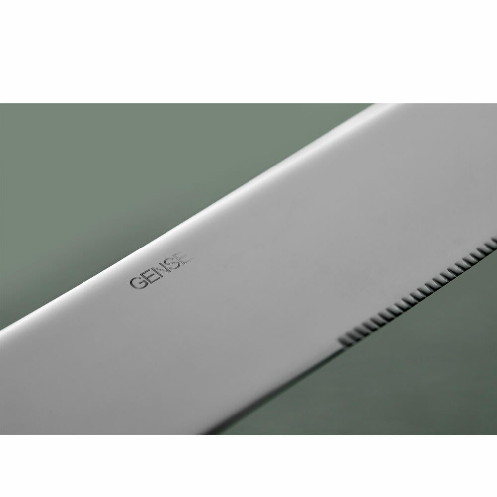 Gense Messer Nobel, Besteck, Tafelmesser, 18/8 Edelstahl, 22 cm, 20637