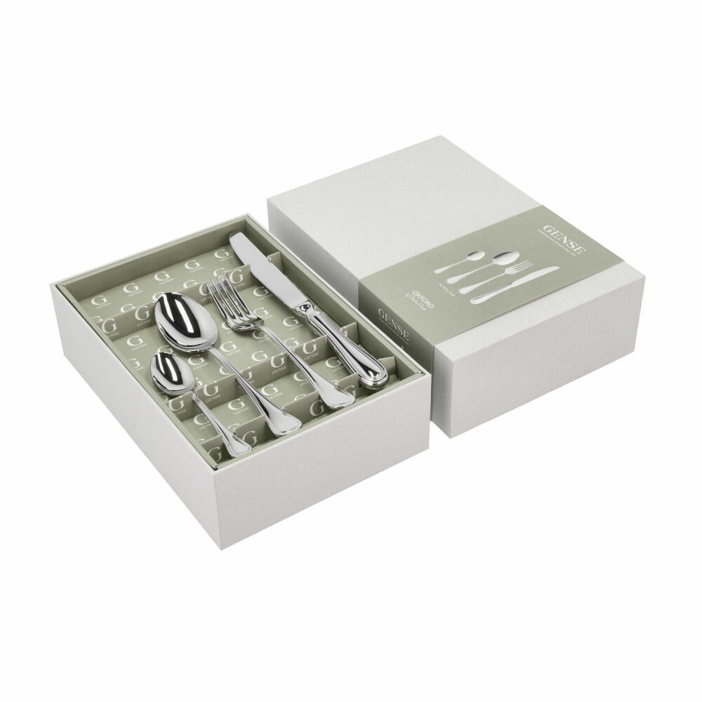 Gense Besteck-Set Oxford 16-tlg., Messer, Gabeln, Löffel, 18/8 Edelstahl, 20512