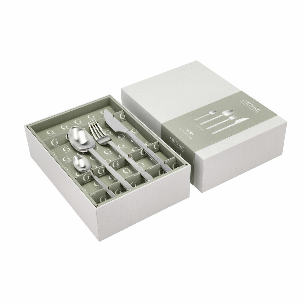 Gense Besteck-Set Norm 16-tlg., Messer, Gabeln, Löffel, 18/10 Stahl, 26914