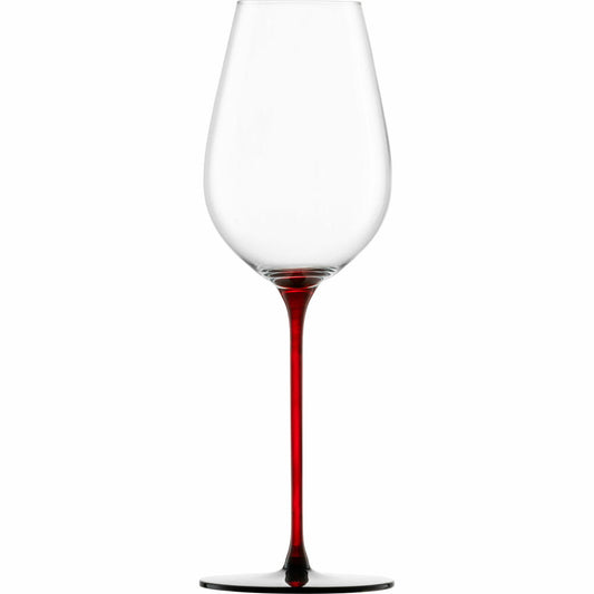 Eisch Allroundgläser Red Sensisplus, 2er Set, Weinglas, Weißweinglas, Champagnerglas, Kristallglas, Rot / Schwarz, 400 ml, 15432070