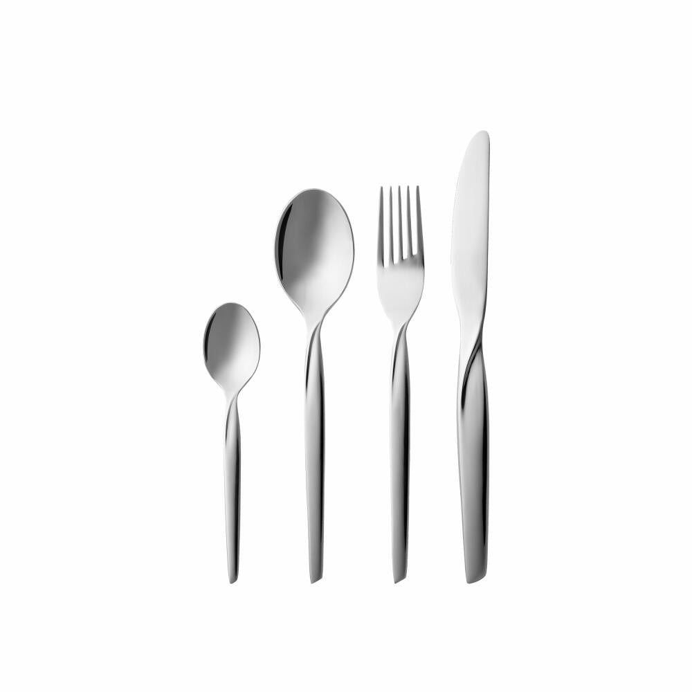 Gense Besteck-Set Twist 16-tlg., Messer, Gabeln, Löffel, 18/0 Edelstahl, 20597