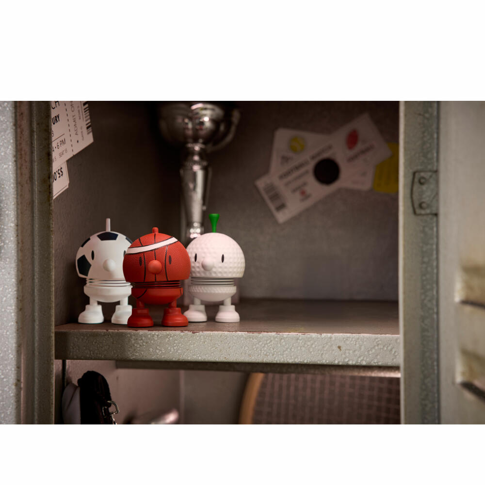 Hoptimist Dekofigur Golf Bumble S White, ABS-Kunststoff, Stahl, Weiß, 7.6 cm, 35670