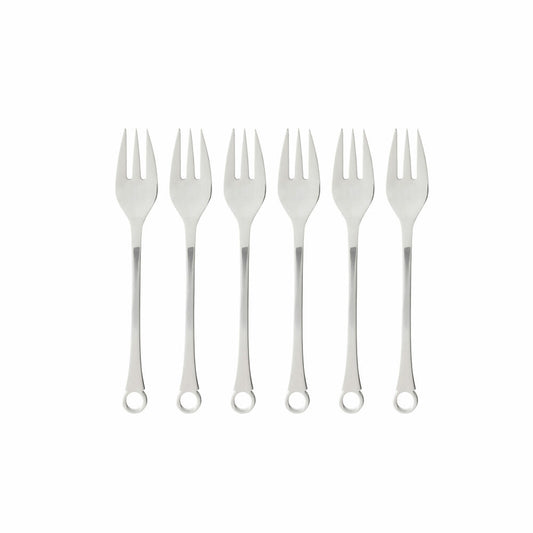 Gense Kuchengabel Pantry 6er Set, Besteck, Gabeln, 18/8 Edelstahl, 16 cm, 20522