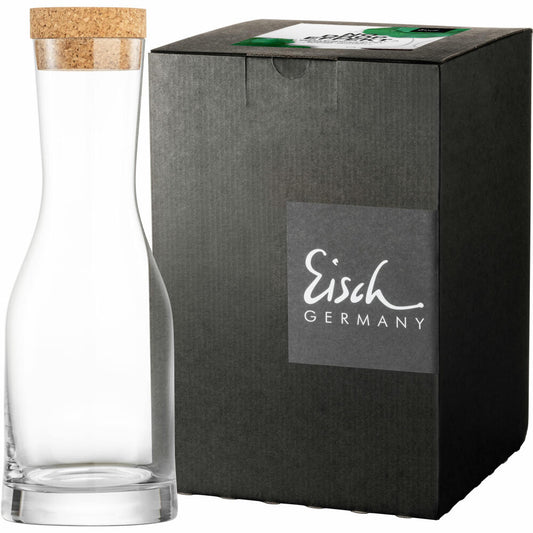 Eisch Karaffe No Drop, mit Korkverschluss, Wasserkaraffe, Kristallglas, 0.85 L, 30184008