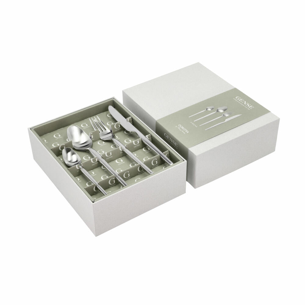 Gense Besteck-Set Dorotea 16-tlg., Messer, Gabeln, Löffel, 18/8 Edelstahl, 20618
