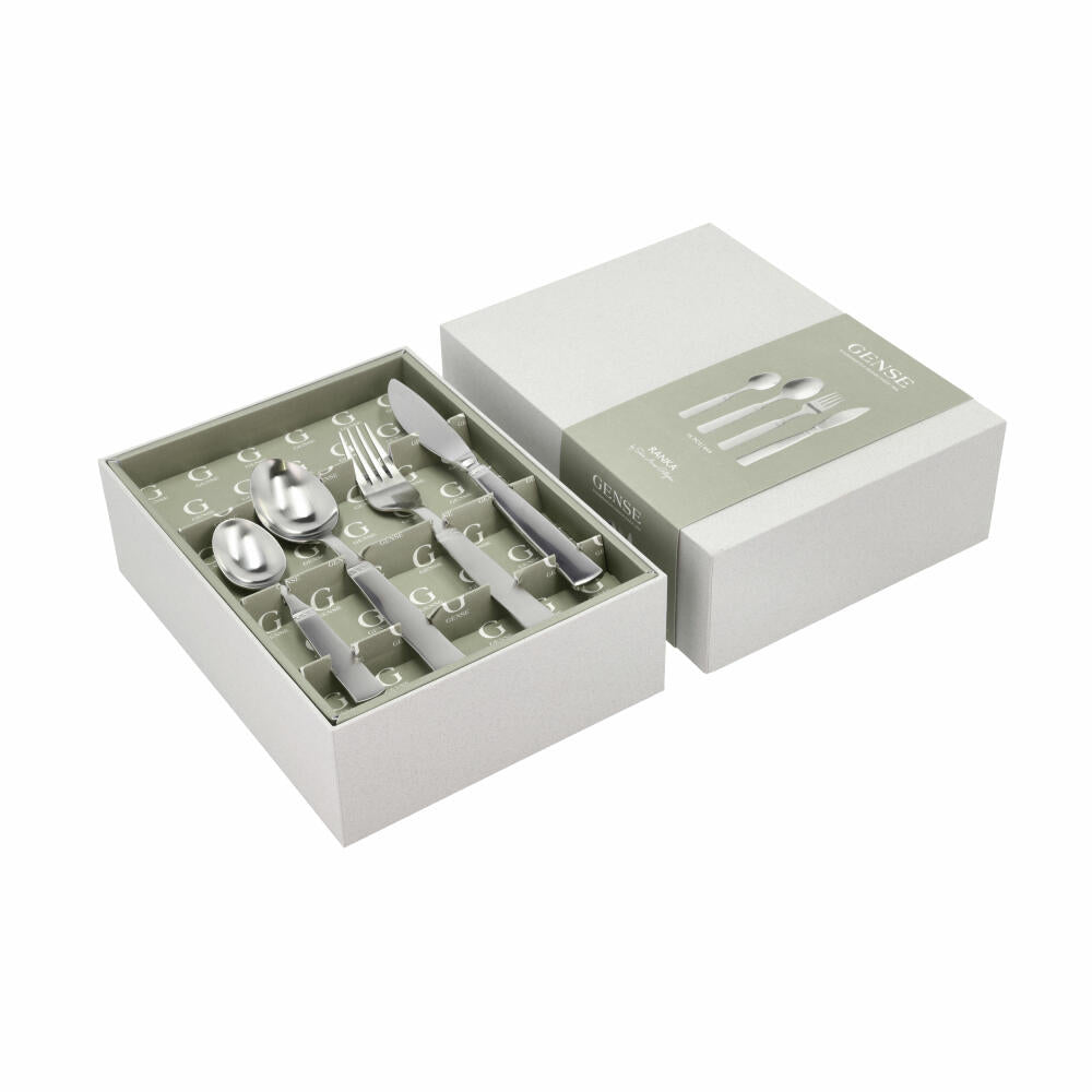 Gense Besteck-Set Ranka 16-tlg., Messer, Gabeln, Löffel, 18/8 Edelstahl, 20572
