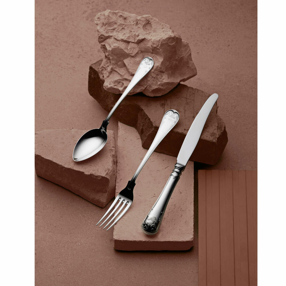 Gense Dessertlöffel Gammal fransk, Besteck, Löffel, Silber 830, 18.3 cm, 20183