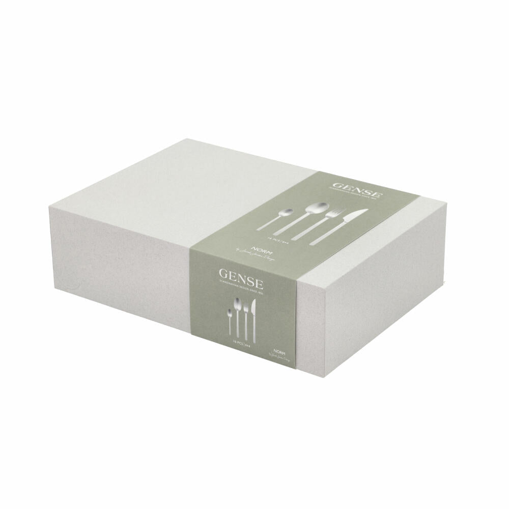 Gense Besteck-Set Norm 16-tlg., Messer, Gabeln, Löffel, 18/10 Stahl, 26914