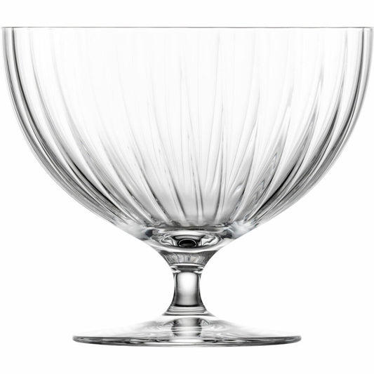 Eisch Schale auf Fuß, Fußschale, Servierschale, Salatschale, Dekoschale, Kristallglas, Ø 22 cm, 30053120