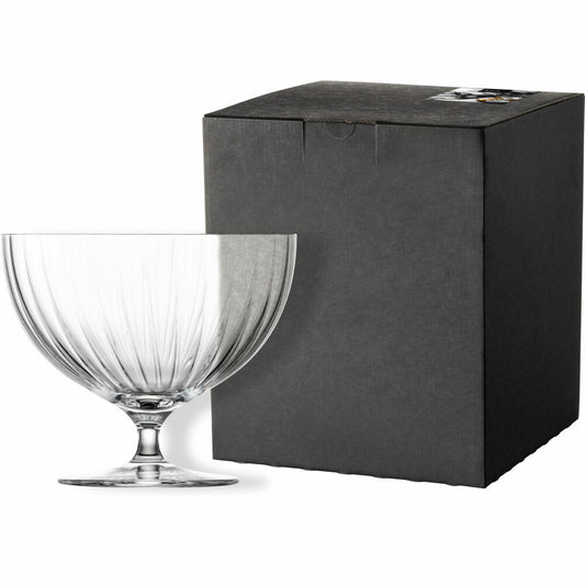 Eisch Schale auf Fuß, Fußschale, Servierschale, Salatschale, Dekoschale, Kristallglas, Ø 22 cm, 30053120