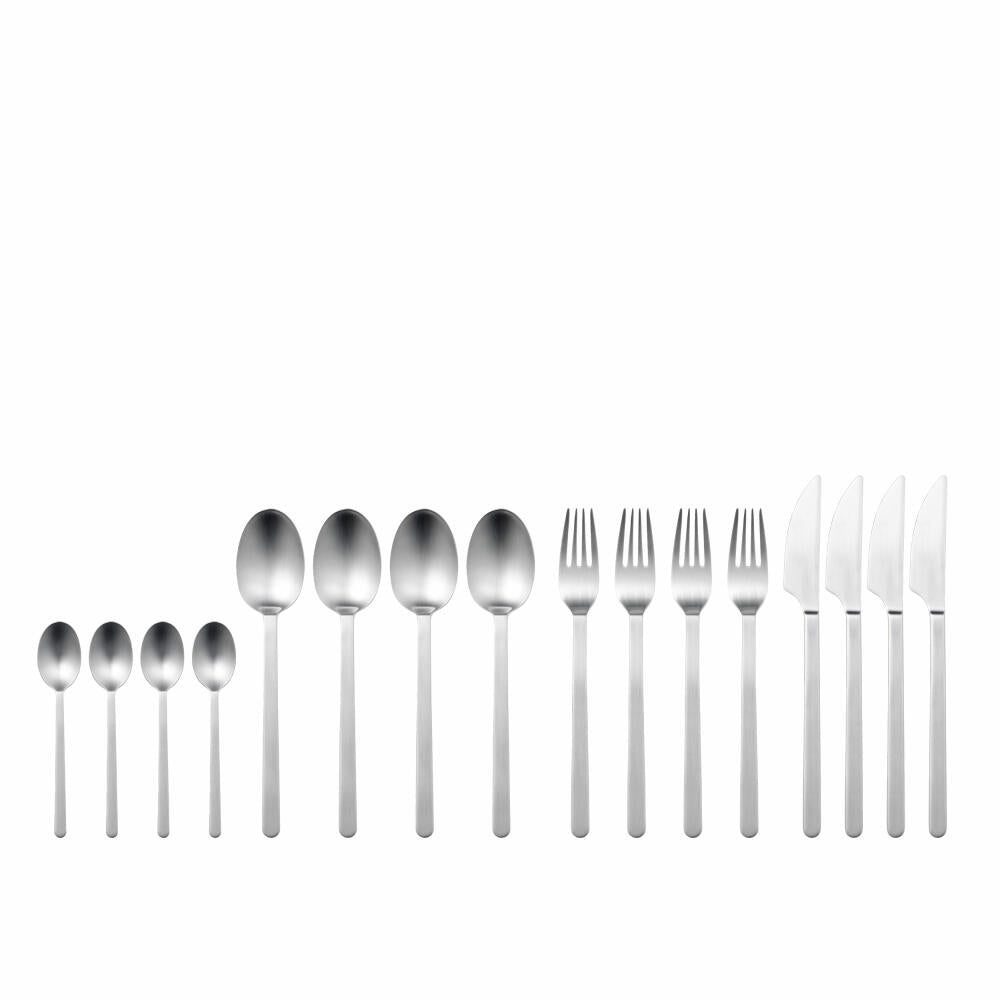 Gense Besteck-Set Norm 16-tlg., Messer, Gabeln, Löffel, 18/10 Stahl, 26914
