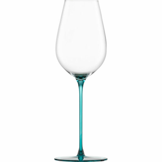 Eisch Allroundgläser Inspire Sensisplus, 2er Set, Champagnerglas, Weinglas, Kristallglas, Aqua, 400 ml, 15437072