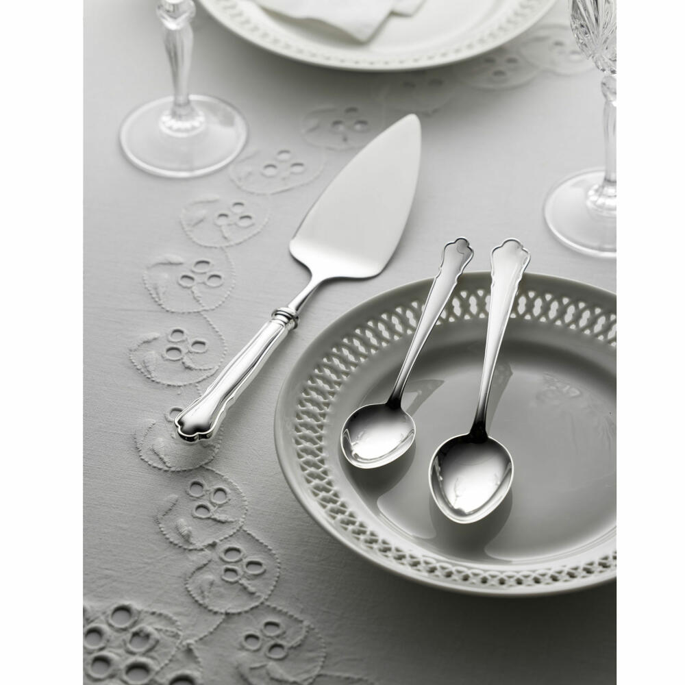Gense Dessertlöffel Chippendale, Besteck, Löffel, Silber 830, 15 cm, 20276