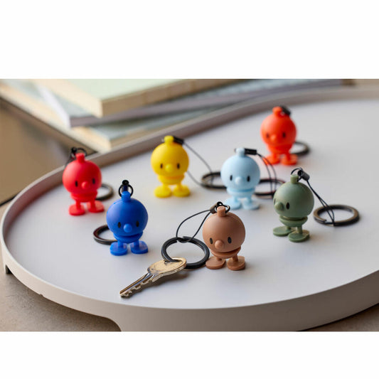 Hoptimist Schlüsselanhänger Bumble Choko, Silikon, Braun, 3 cm, 35825