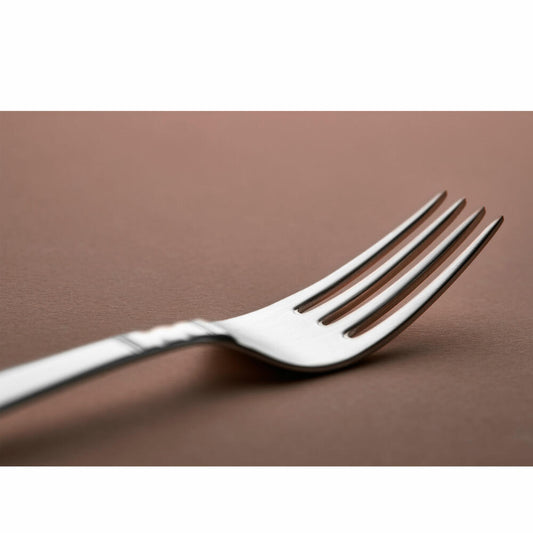 Gense Gabel Rosenholm, Besteck, Tafelgabel, Silber 830, 19.4 cm, 20281