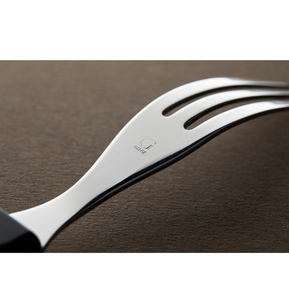 Gense Steakgabel Old Farmer Black, POM-Kunststoff, 18/8 Edelstahl, 19.7 cm, 20550