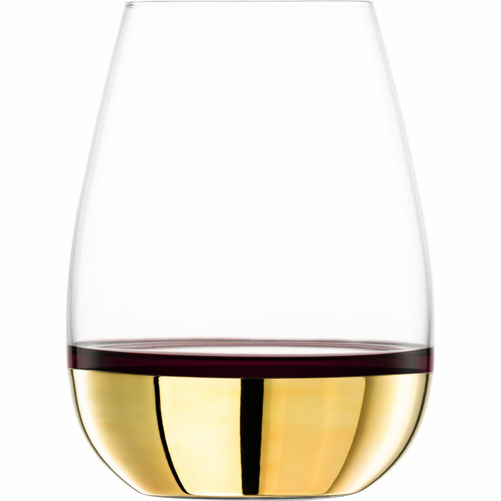 Eisch Allround / Wein-Becher Rotwein Elevate, 2er Set, Weinglas, Trinkglas, Kristallglas, Goldfarben, 550 ml, 15009905