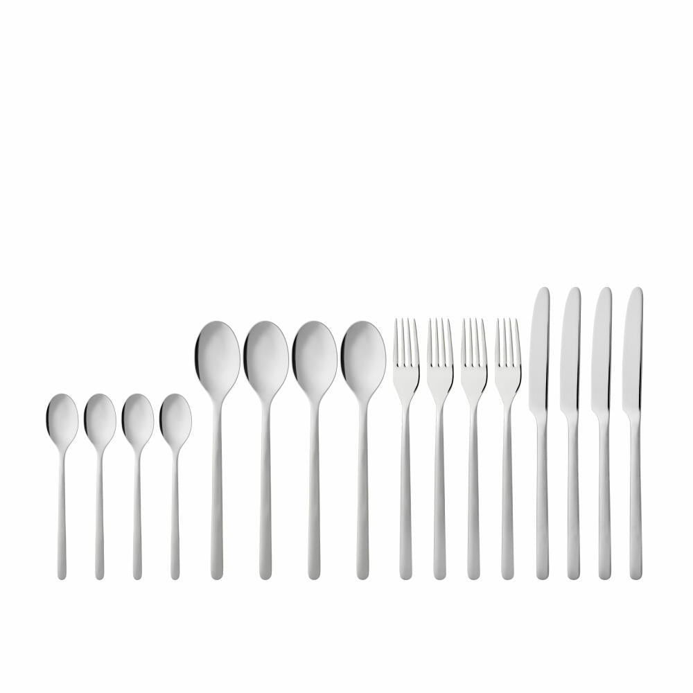 Gense Besteck-Set Still 16-tlg., Messer, Gabeln, Löffel, 18/8 Edelstahl, 29432