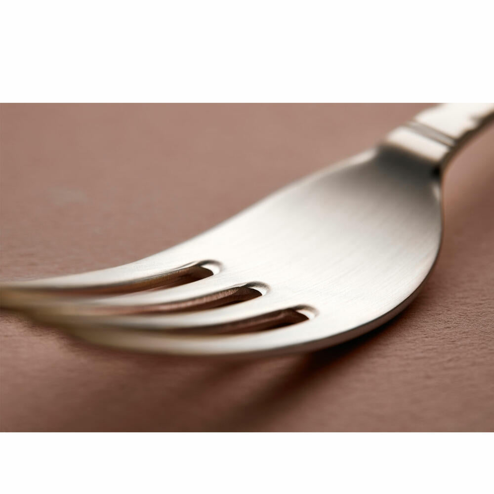 Gense Gabel Rosenholm, Besteck, Tafelgabel, Silber 830, 19.4 cm, 20281