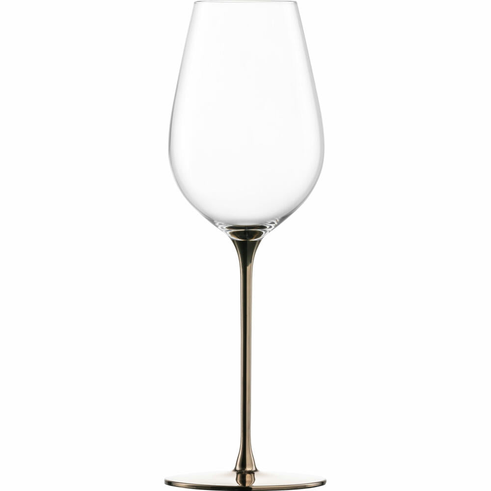 Eisch Allroundgläser Essenca Sensisplus, 2er Set, Champagnerglas, Weinglas, Kristallglas, Platin, 400 ml, 15434071