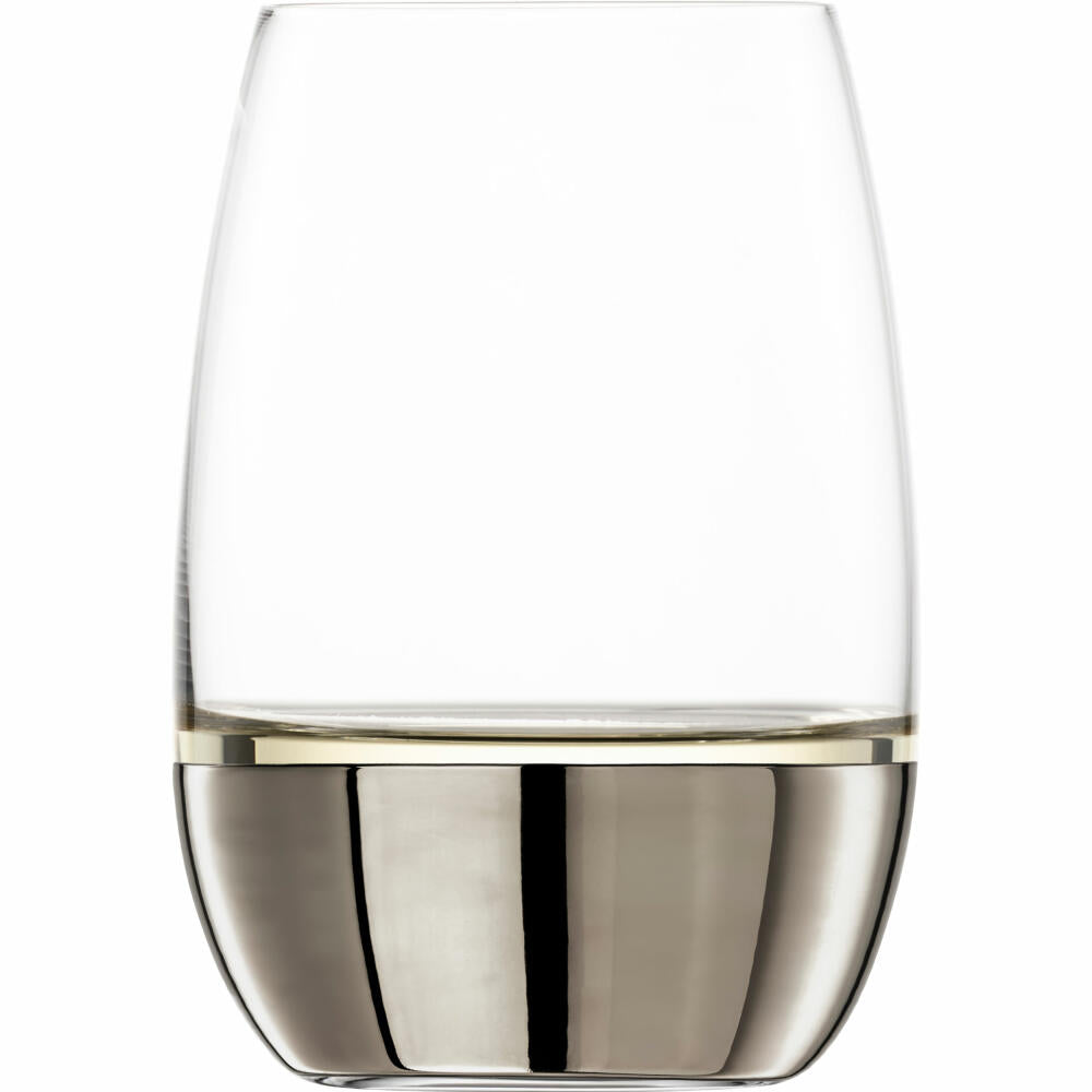 Eisch Allround / Wein-Becher Weißwein Elevate, 2er Set, Weinglas, Trinkglas, Kristallglas, Platin, 340 ml, 15009916