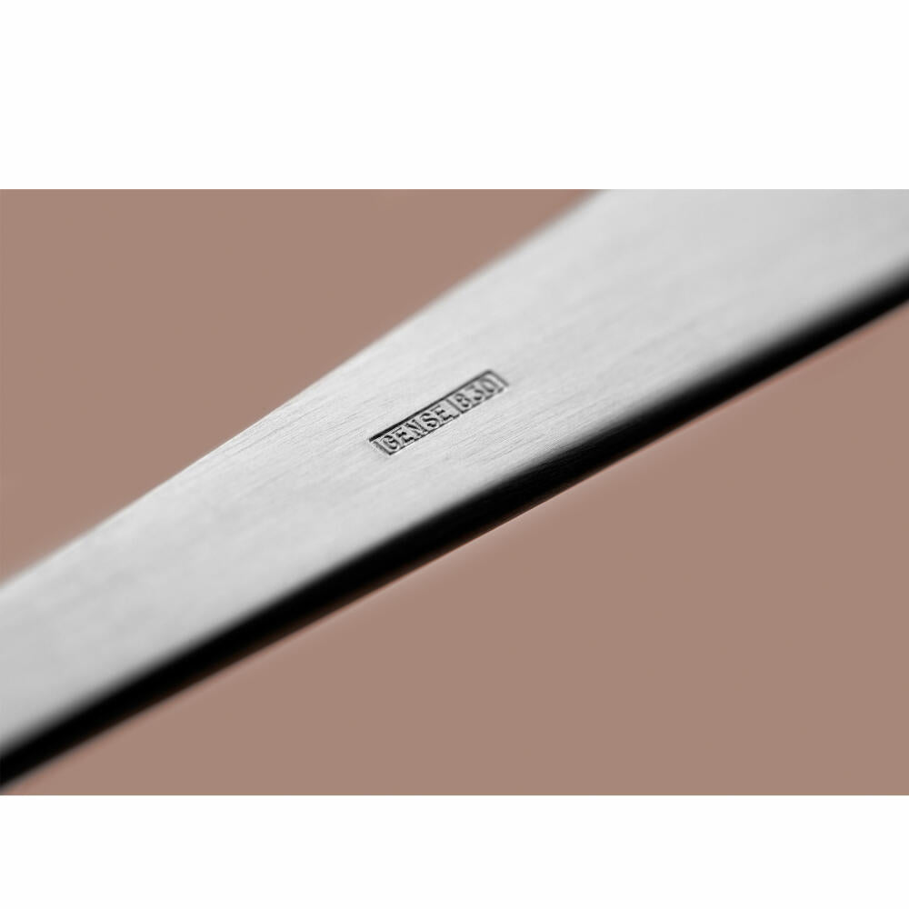 Gense Löffel Rosenholm, Besteck, Tafellöffel, Silber 830, 19.7 cm, 20280