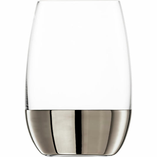 Eisch Allround / Wein-Becher Weißwein Elevate, 2er Set, Weinglas, Trinkglas, Kristallglas, Platin, 340 ml, 15009916