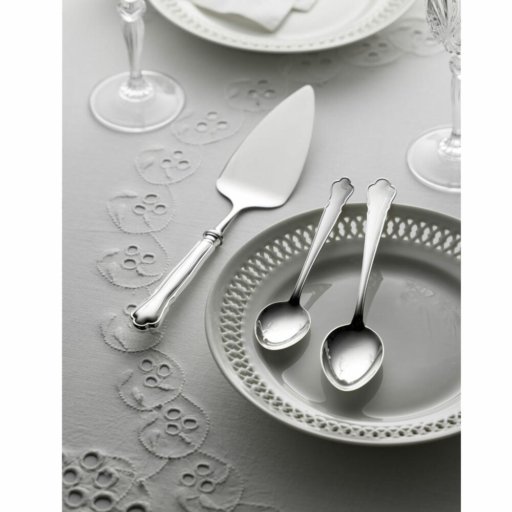 Gense Dessertlöffel Chippendale, Besteck, Löffel, Silber 830, 18 cm, 20277
