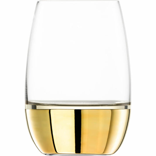 Eisch Allround / Wein-Becher Weißwein Elevate, 2er Set, Weinglas, Trinkglas, Kristallglas, Goldfarben, 340 ml, 15009915