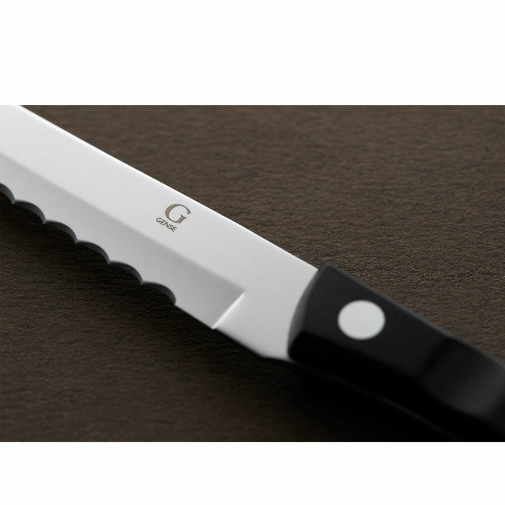 Gense Steakmesser Old Farmer Black, POM-Kunststoff, 18/8 Edelstahl, 22 cm, 20551