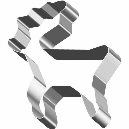 Folkroll Reindeer Cookie Cutter, Cookie Cutter, Biscuit Cutter, Stainless Steel, 75 x 50 mm, 337684