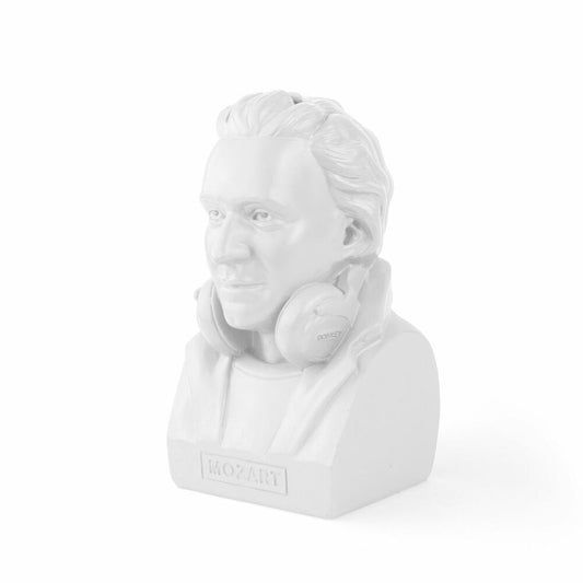 Donkey Products Money Box Historic Hipster Mozart, Coin Box, Polyresin, White, 8 x 9 x 14.5 cm, 330217