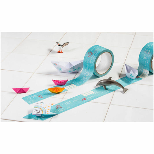 Donkey Products Tape Gallery / My first Boat / Adhesive tape, decorative adhesive tape, masking tape, motif, 20 x 5 cm, 300615