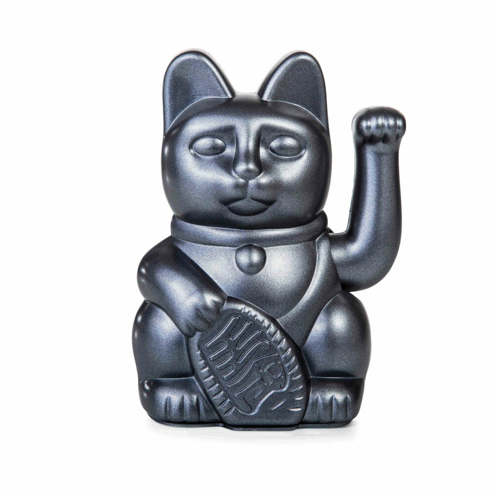 Donkey Products Lucky Cat Maneki Neko, waving cat, lucky charm, plastic, Galaxy, 15 cm, 330440