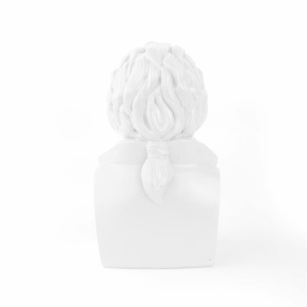 Donkey Products Money Box Historic Hipster Mozart, Coin Box, Polyresin, White, 8 x 9 x 14.5 cm, 330217