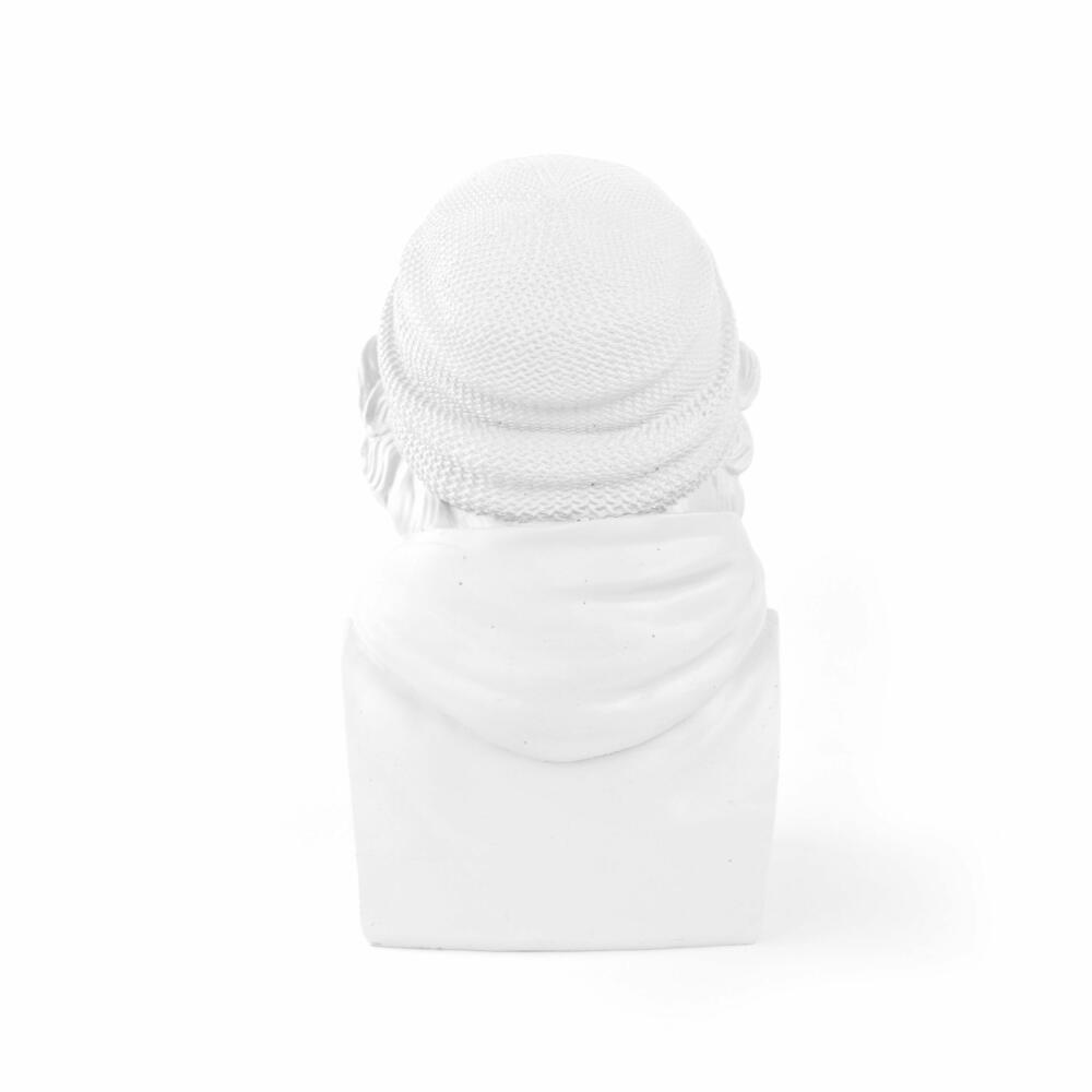 Donkey Products Spardose Historic Hipster Einstein, Münzdose, Polyresin, Weiß, 8 x 9 x 14.5 cm, 330215