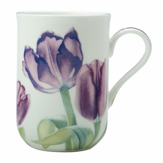 Maxwell & Williams Becher Tulpe - Katherine Castle Floriade, Tasse, Kaffeetasse, Bone China, Bunt, 350 ml, JY0042