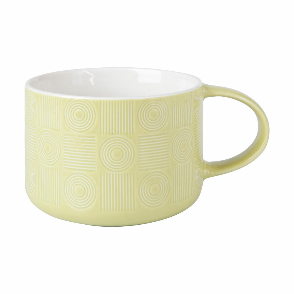 Maxwell &amp; Williams Jumbo Cup Crest, Mug, Porcelain, Yellow, 500 ml, KL0278