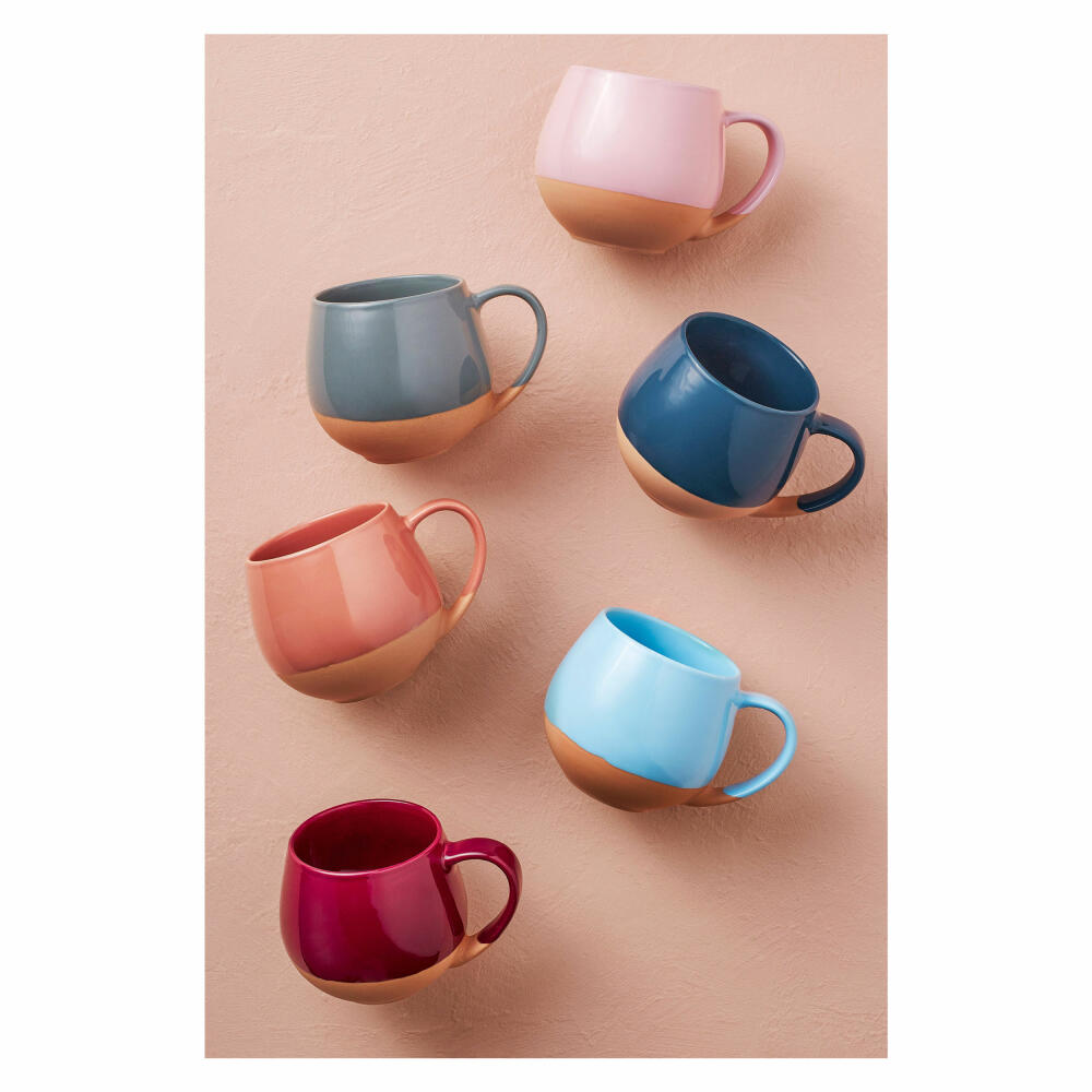 Maxwell & Williams Becher Eclipse, Kaffeebecher, Tasse, Keramik, Grün, 450 ml, KL0259