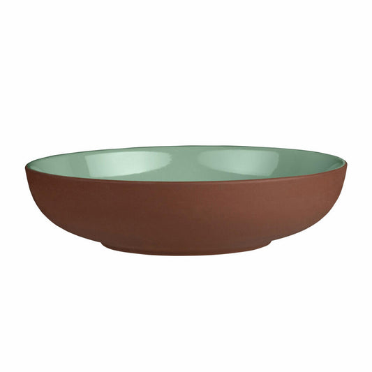 Maxwell & Williams SIENNA Schale, Suppenschale, Salatschale, Keramik, Grün, Ø 20 x 5 cm, LM0009