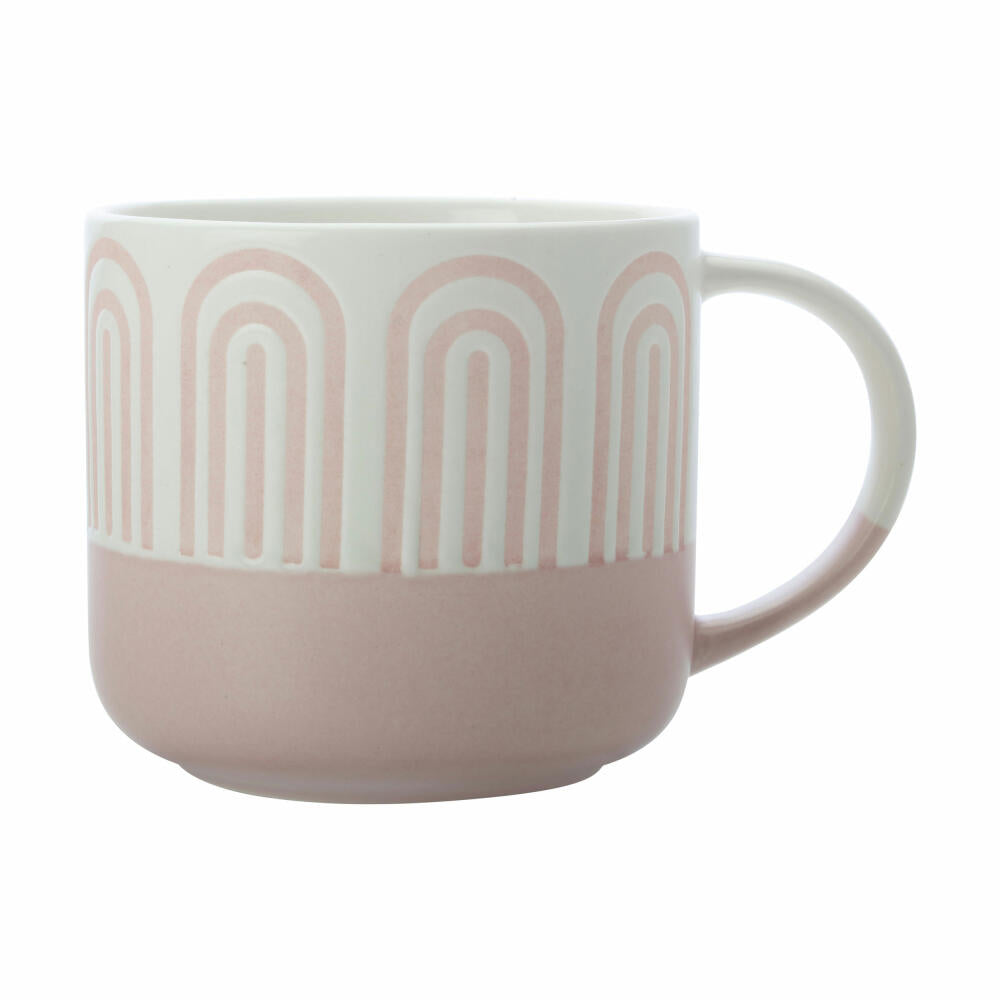 Maxwell & Williams Becher Arches, Kaffeebecher, Tasse, Porzellan, Pink, 400 ml, KL0222